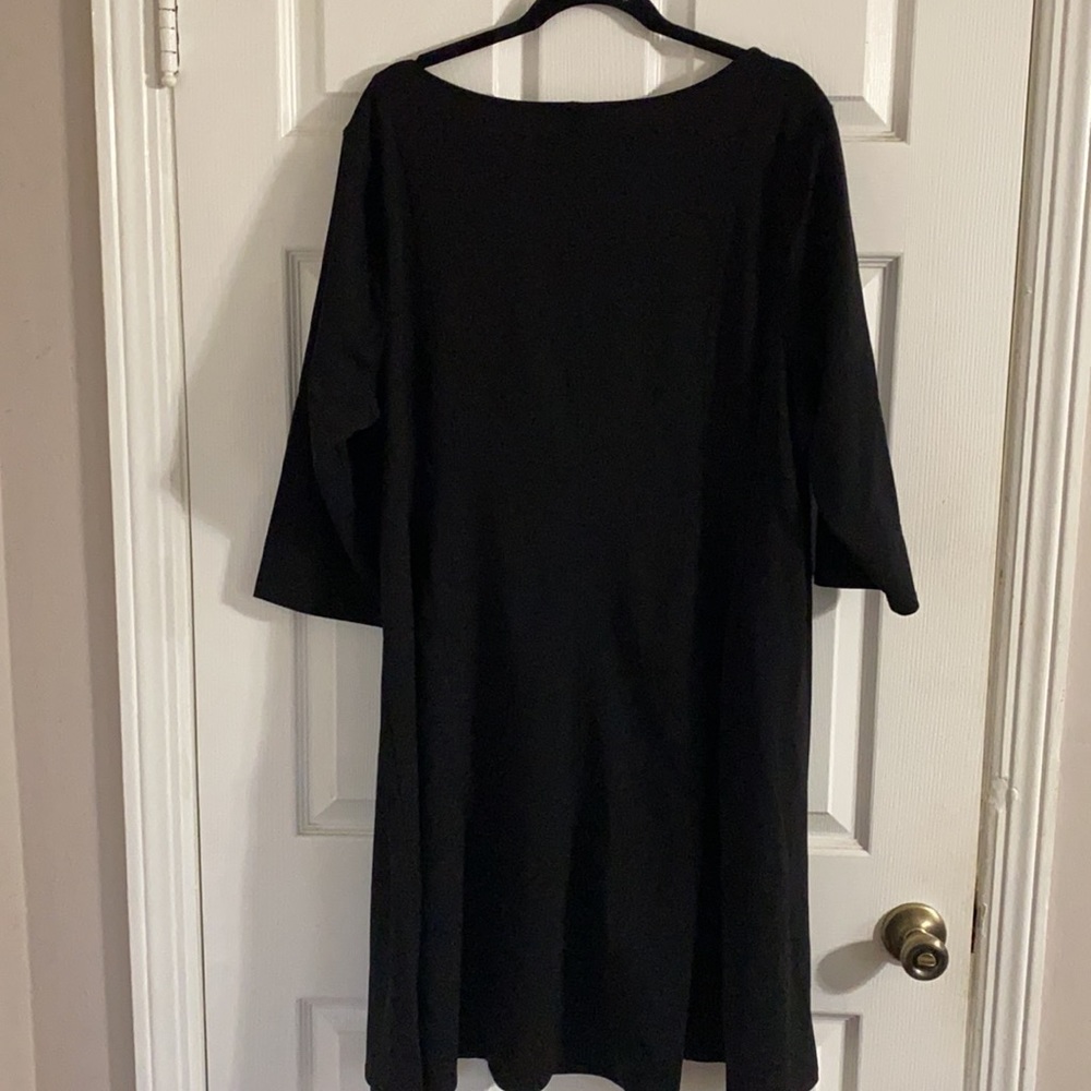 Lane Bryant solid Black dress - Picture 4 of 6